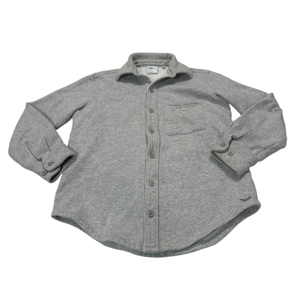 Aritzia TNA Women’s 2XS Sweatfleece Cozy Button Down Sweater Casual Loungewear